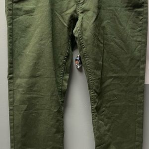 Jachs Men’s Traveler 5 Pockets Stretch Pant Straight Fit Dark Green 36x30